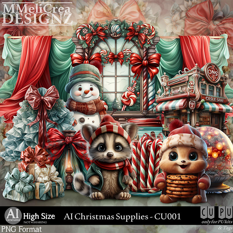 (image for) AI - Christmas - CU001 (CU4PU/PNG/PACK)